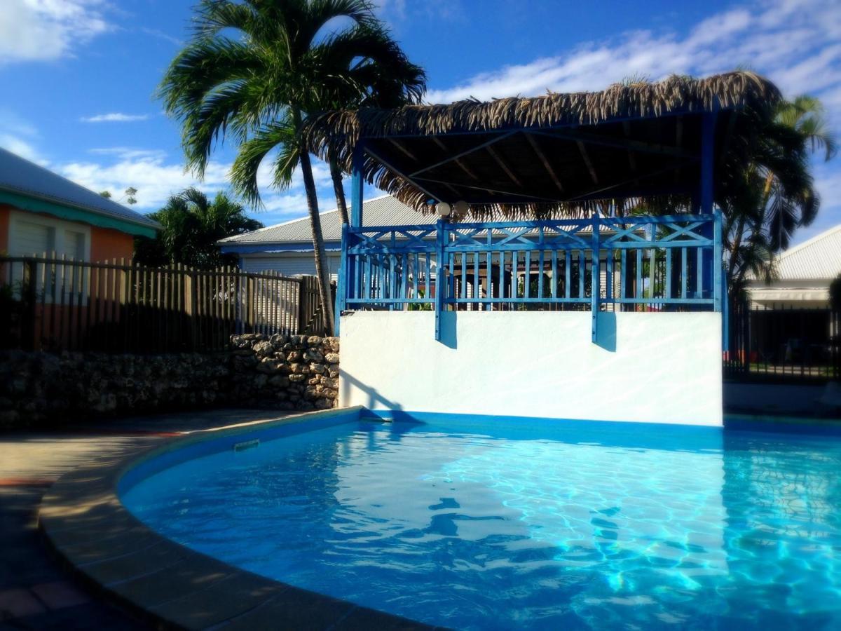 Bungalow La Papaye Bleue Residence Acces Piscine & Plage Saint-Francois  Eksteriør billede
