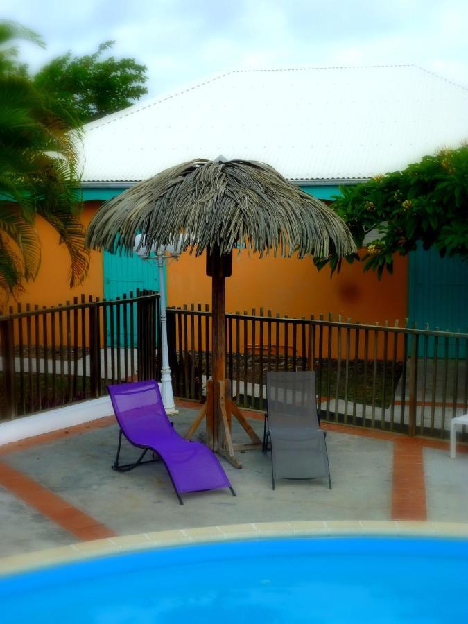 Bungalow La Papaye Bleue Residence Acces Piscine & Plage Saint-Francois  Eksteriør billede