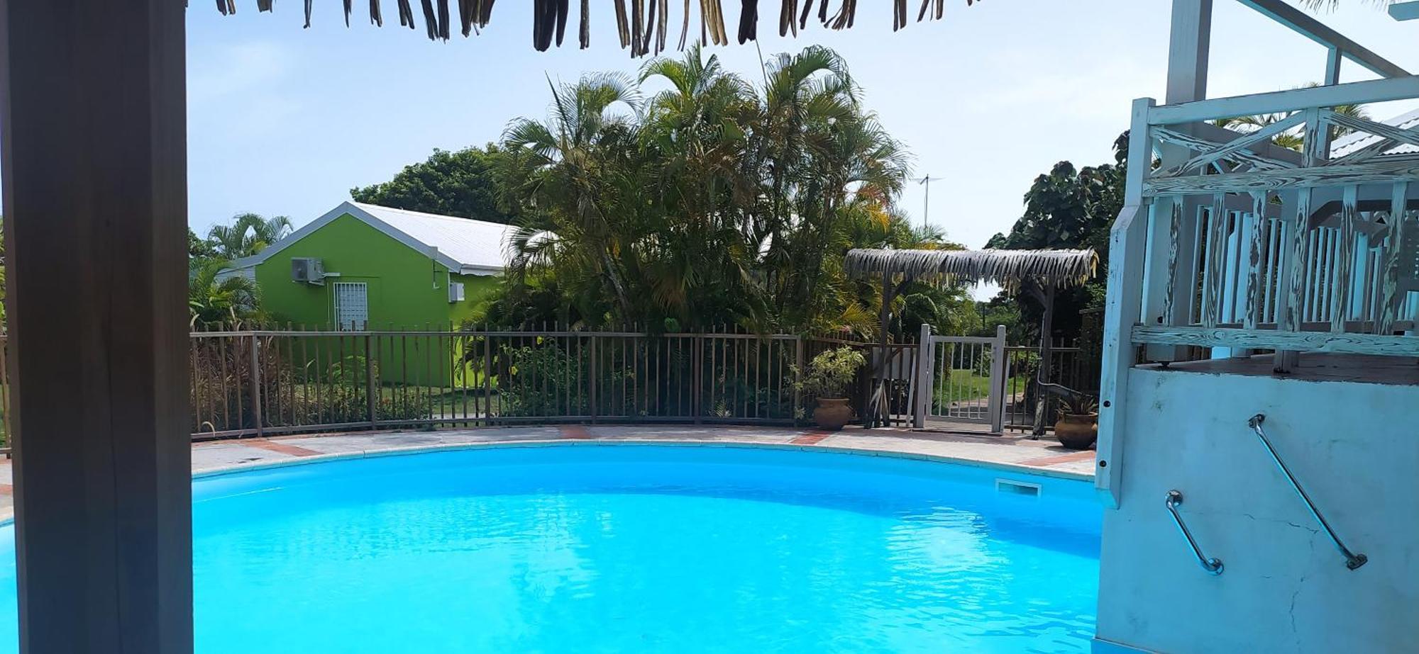Bungalow La Papaye Bleue Residence Acces Piscine & Plage Saint-Francois  Eksteriør billede